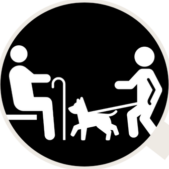 pictor 1 vieux avec un chien qui se promène